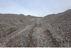 Photo Textures of Background Gravel Mining